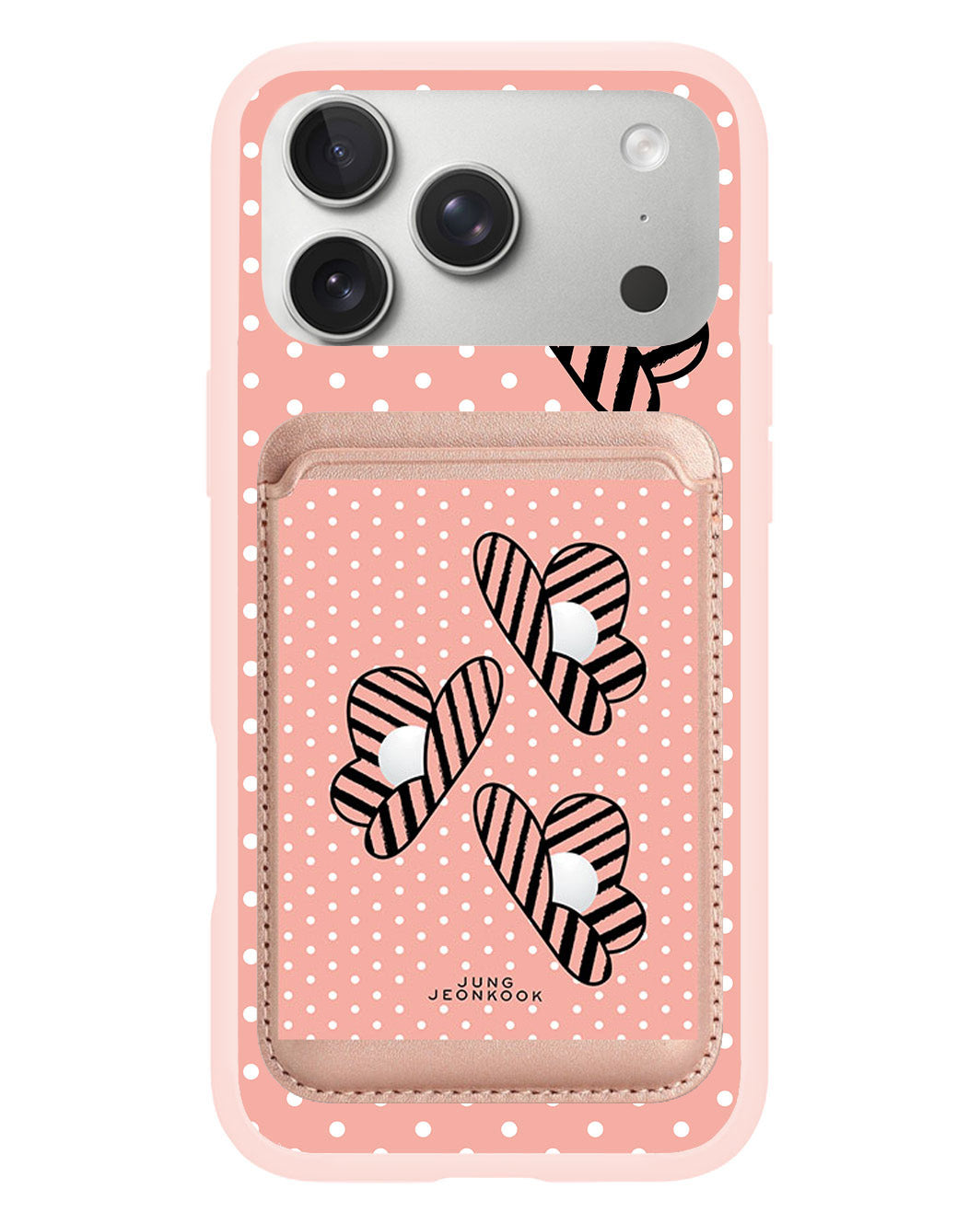 iPhone Magnetic Wallet Case - Pink Honey