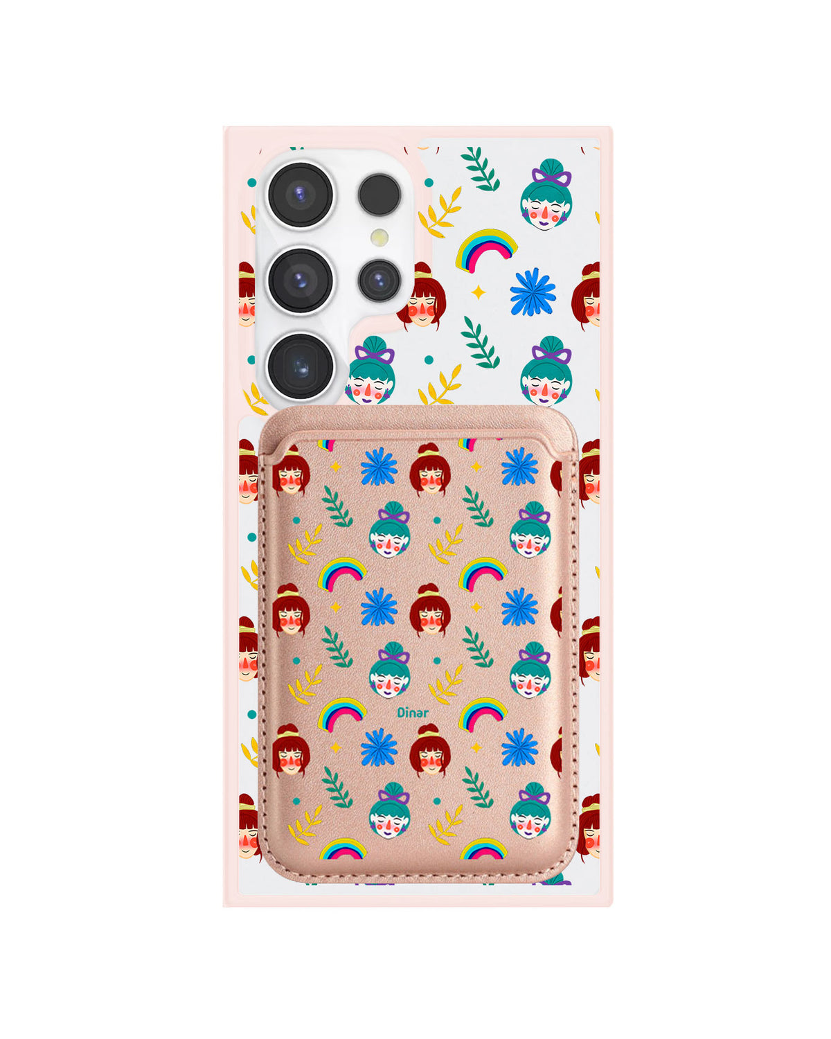 Android Magnetic Wallet Case - Unconditionally Girl