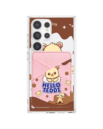 Android Phone Wallet Case - Hello Teddy 1.0