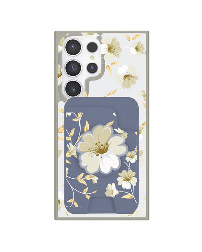 Android Magpop Wallet - White Magnolia
