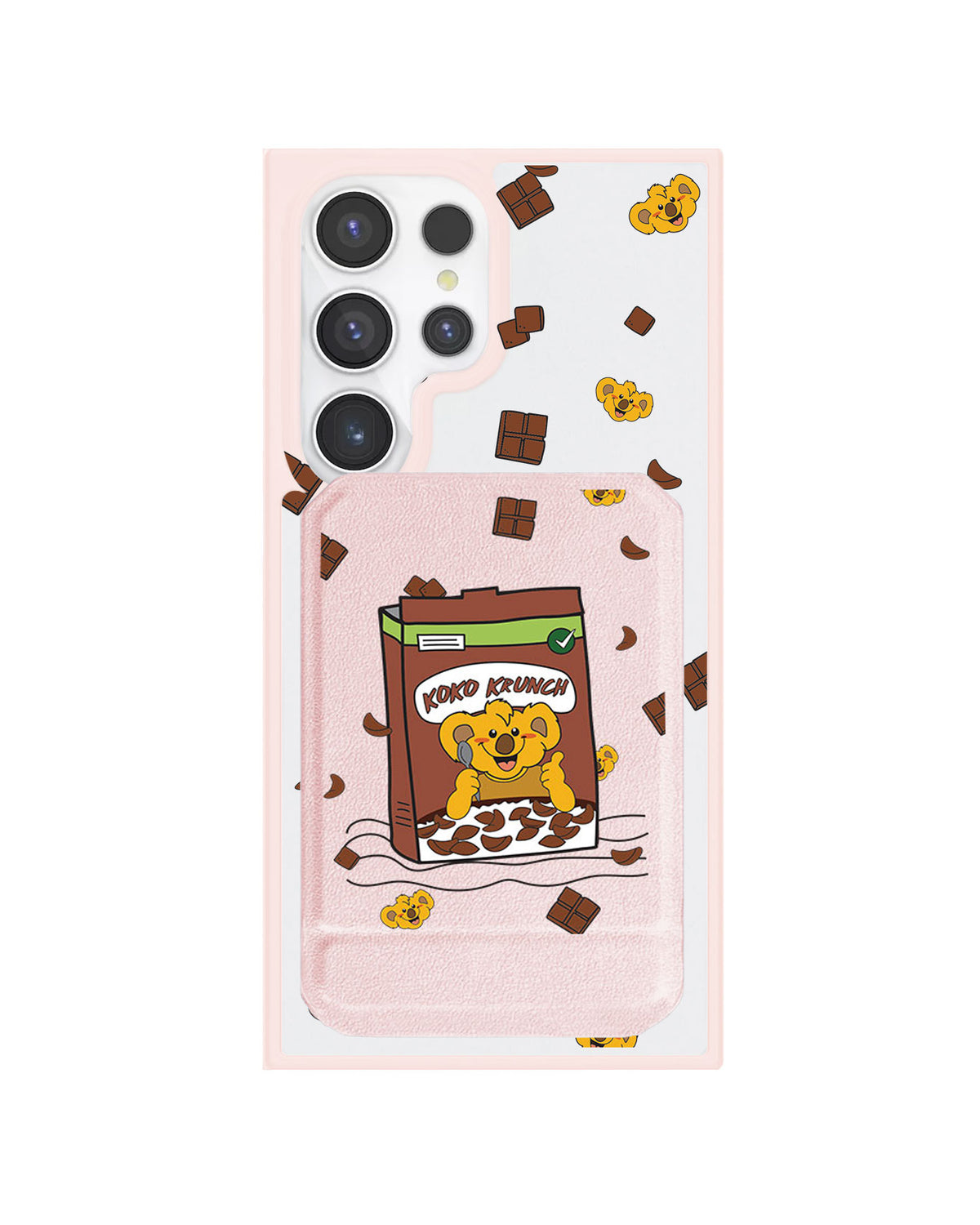 Android Magnetic Multifold Wallet - Choco Cereal