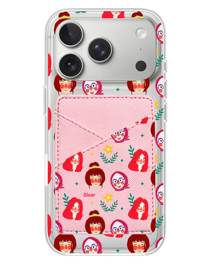 iPhone Phone Wallet Case - Lovely Faces