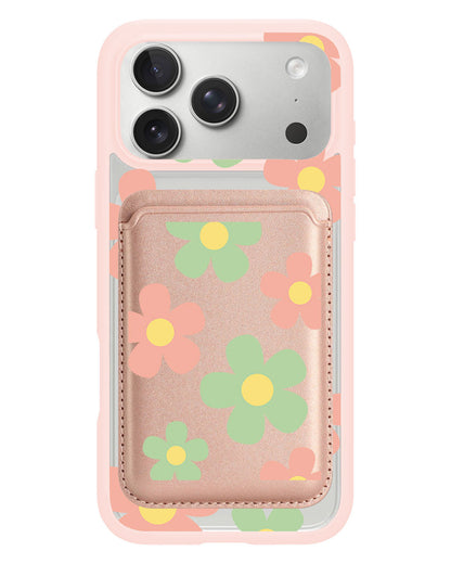 iPhone Magnetic Wallet Case - Daisy Spring