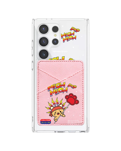 Android Phone Wallet Case - Meow Pop 1.0