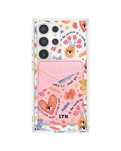 Android Phone Wallet Case - Abstract Lovers