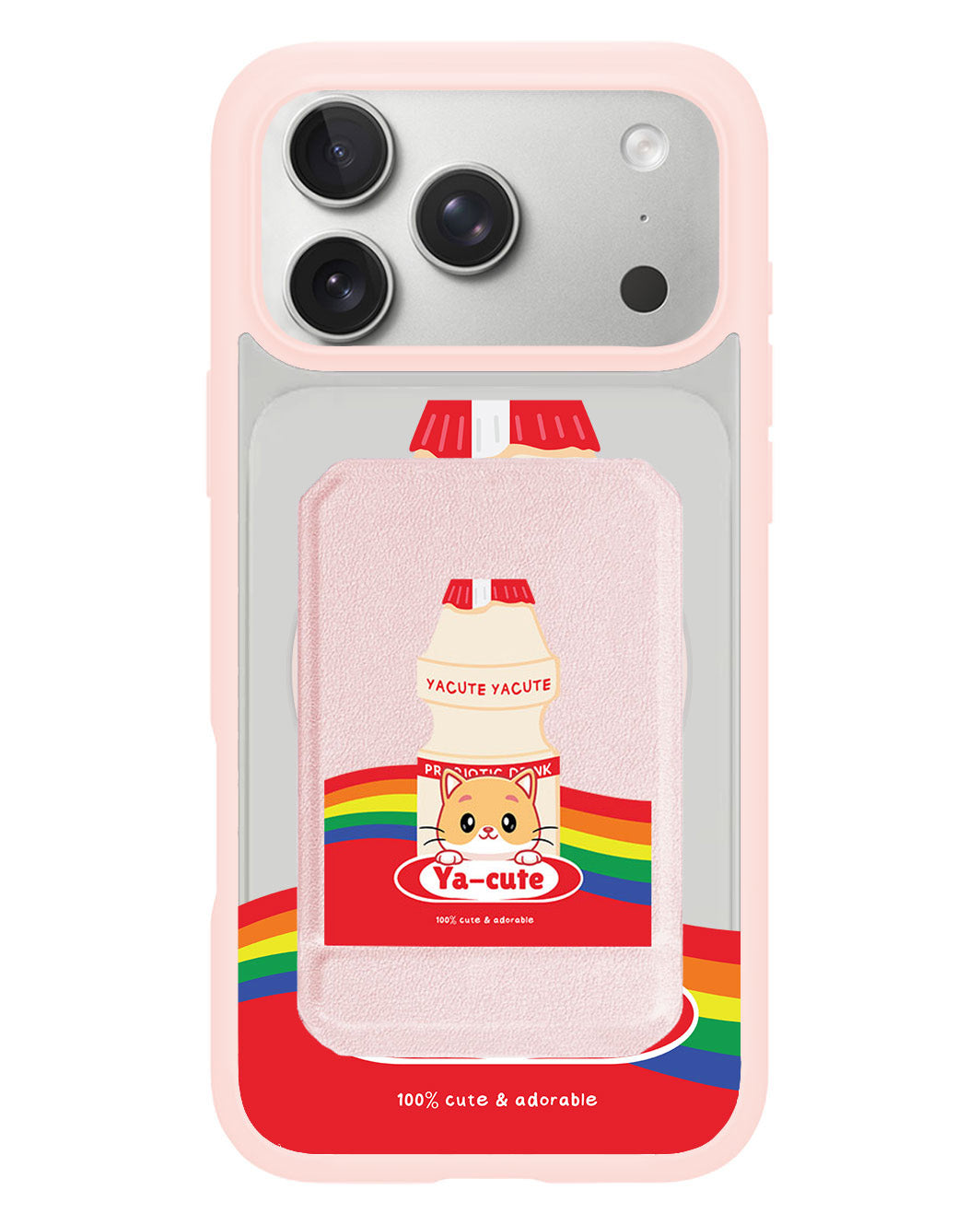 iPhone Magnetic Multifold Wallet - Yacute Cat