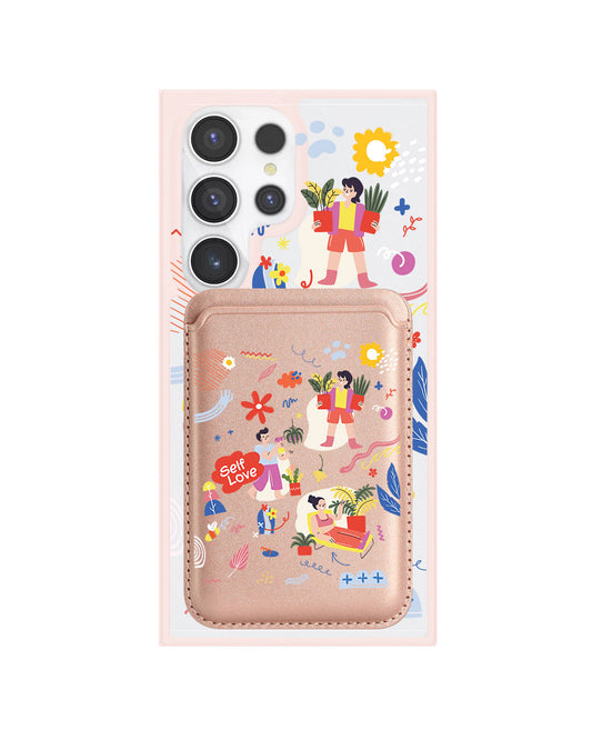 Android Magnetic Wallet Case - Self Love Sticker Pack 1.0