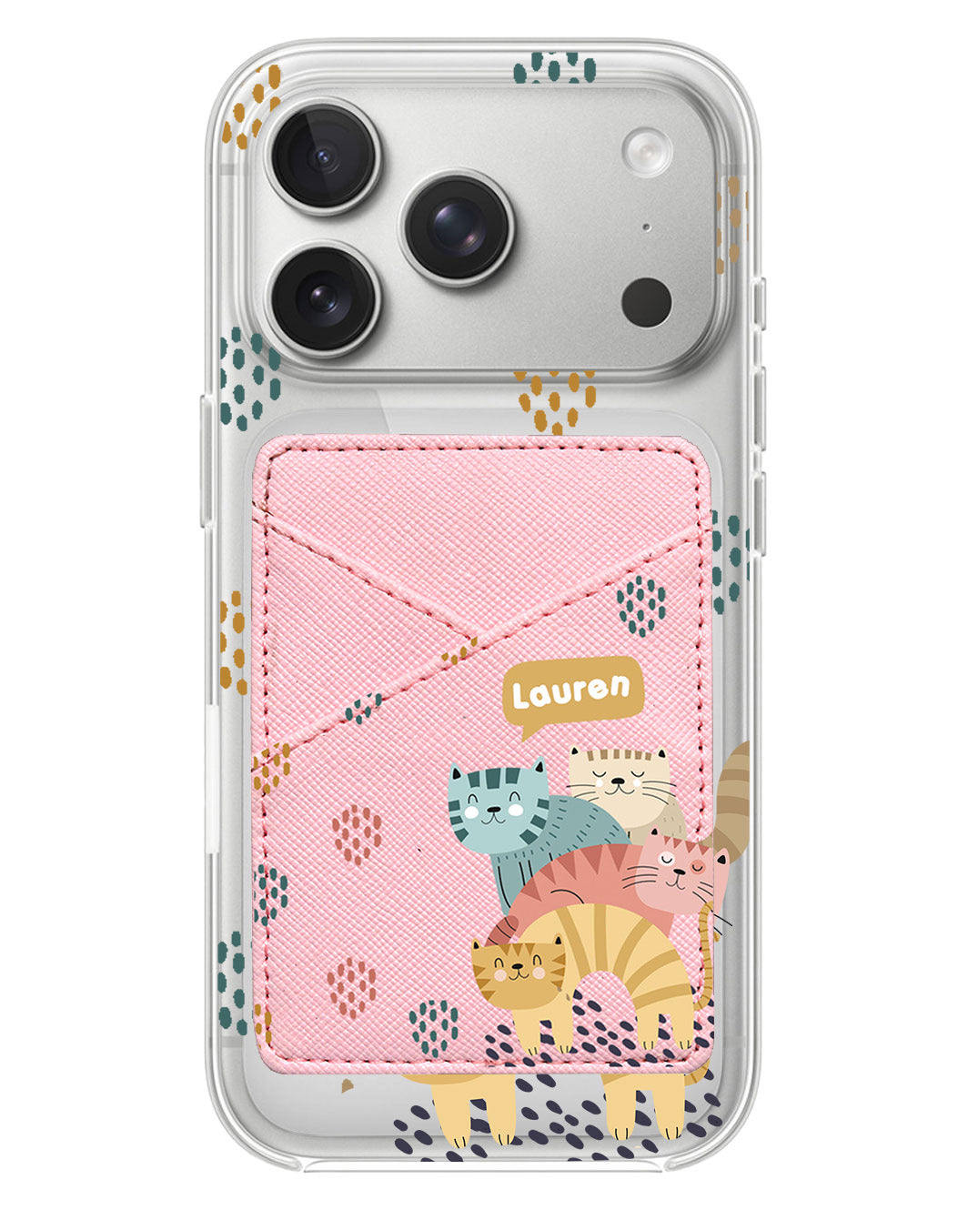 iPhone Phone Wallet Case - Rainbow Meow 2