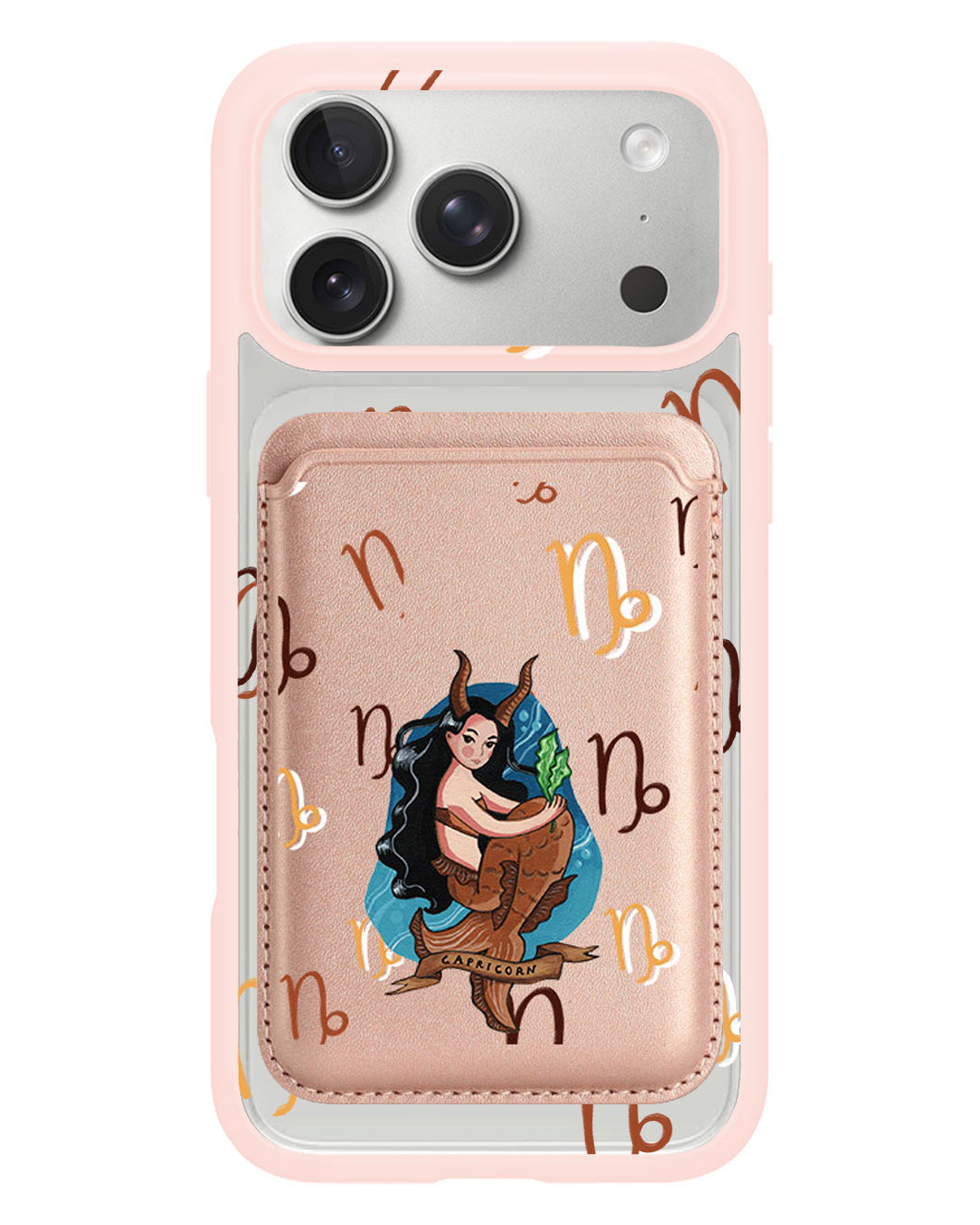 iPhone Magnetic Wallet Case - Capricorn