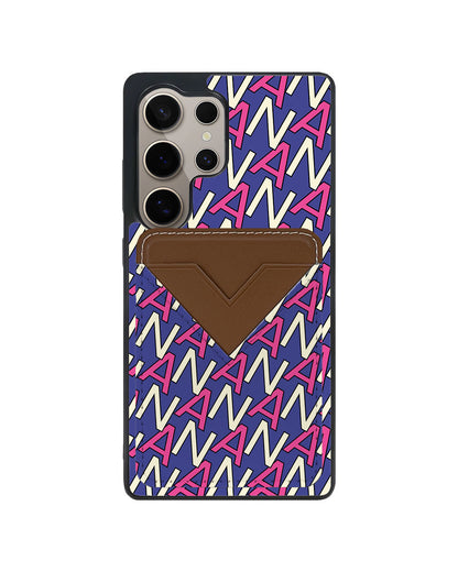 Android Avant Wallet Case - Custom Monogram 3.0 Initial 6.0