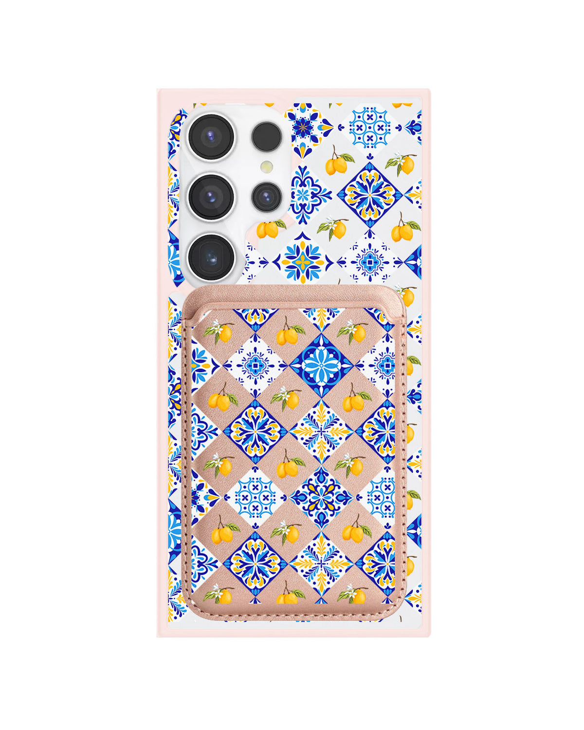 Android Magnetic Wallet Case - Majolica Tuscany