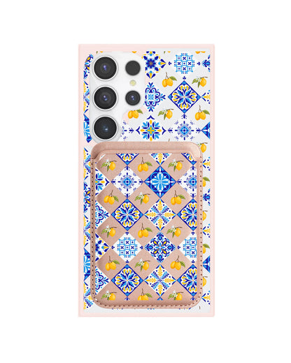 Android Magnetic Wallet Case - Majolica Tuscany