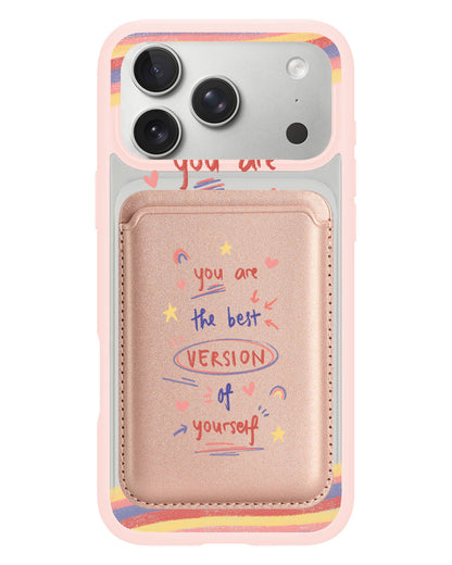 iPhone Magnetic Wallet Case - Love Yourself