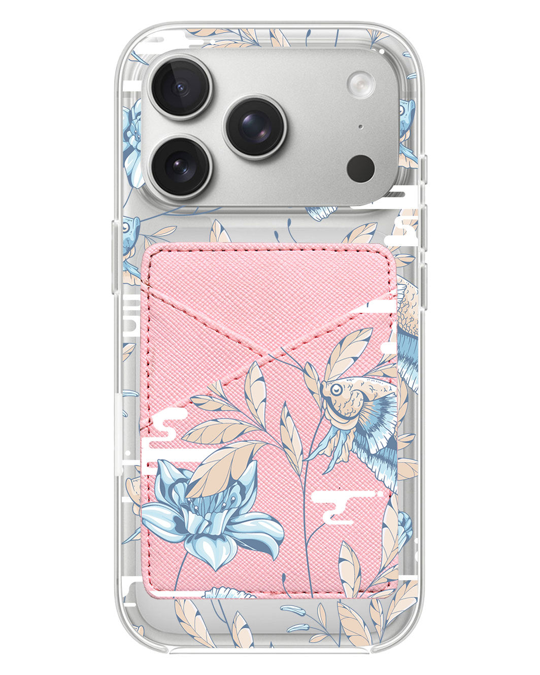 iPhone Phone Wallet Case - Fish & Floral 4.0
