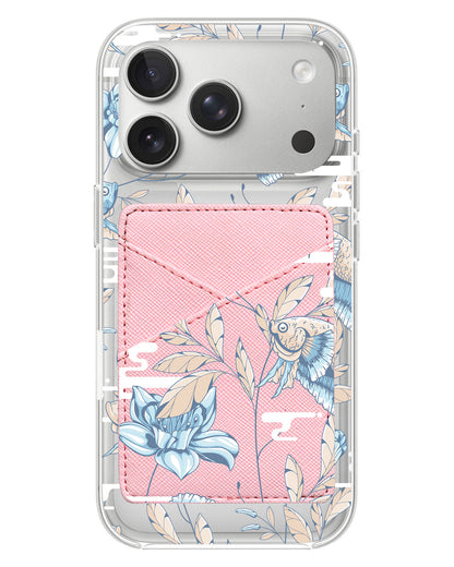 iPhone Phone Wallet Case - Fish & Floral 4.0