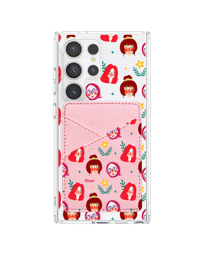 Android Phone Wallet Case - Lovely Faces