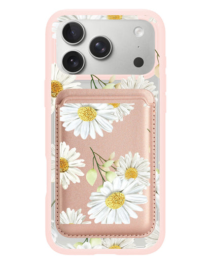 iPhone Magnetic Wallet Case - October Chrysanthemum