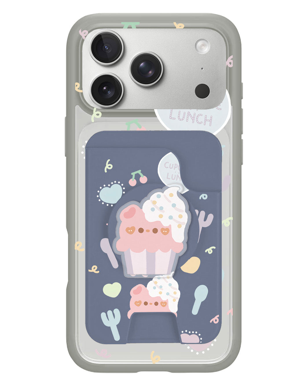iPhone Magpop Wallet - Cupcake