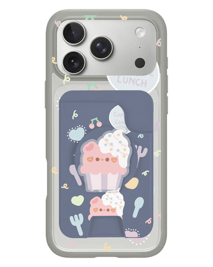 iPhone Magpop Wallet - Cupcake