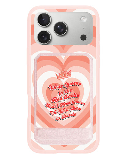 iPhone Magnetic Multifold Wallet - Red Velvet Luv