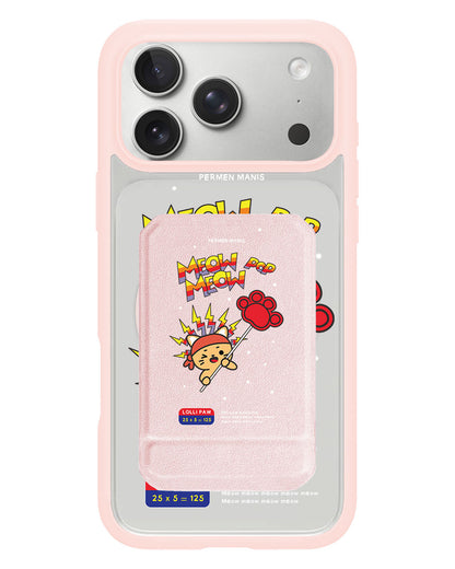 iPhone Magnetic Multifold Wallet - Meow Pop 1.0