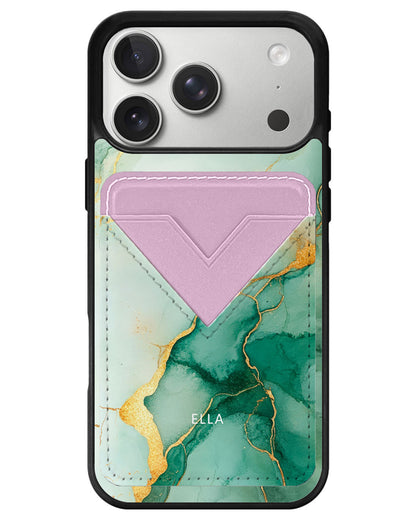 iPhone Avant Wallet Case - Emerald Green