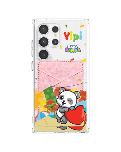Android Phone Wallet Case - Yipi Baby Panda