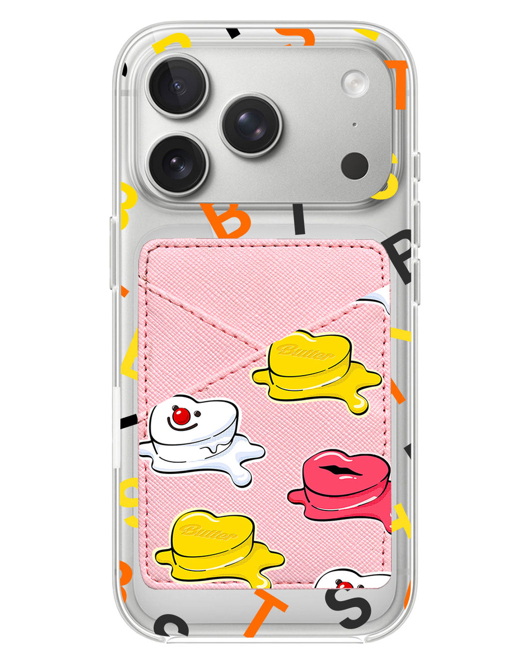 iPhone Phone Wallet Case - BTS Butter Sticker Pack