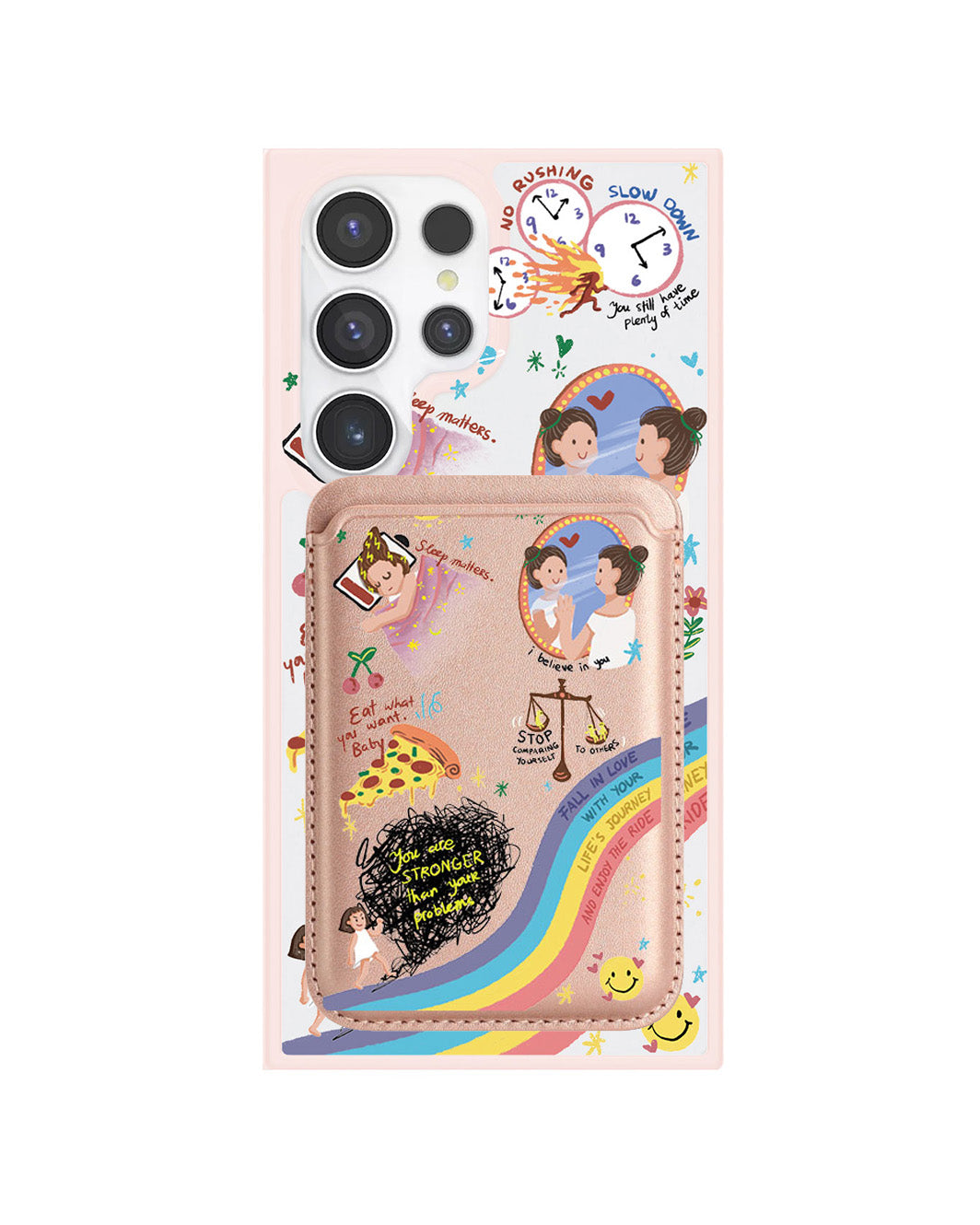 Android Magnetic Wallet Case - Self Love 2.0
