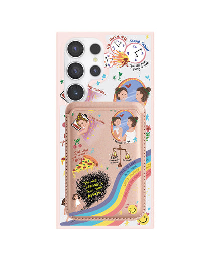 Android Magnetic Wallet Case - Self Love 2.0
