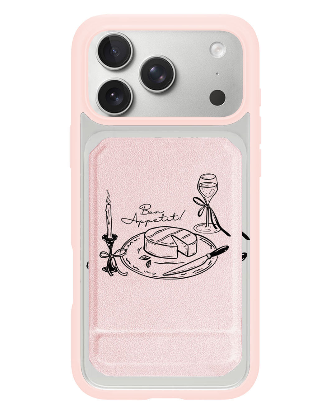 iPhone Magnetic Multifold Wallet - Bon Appetit