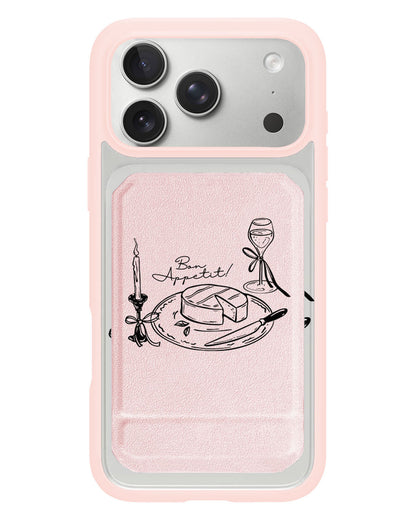iPhone Magnetic Multifold Wallet - Bon Appetit