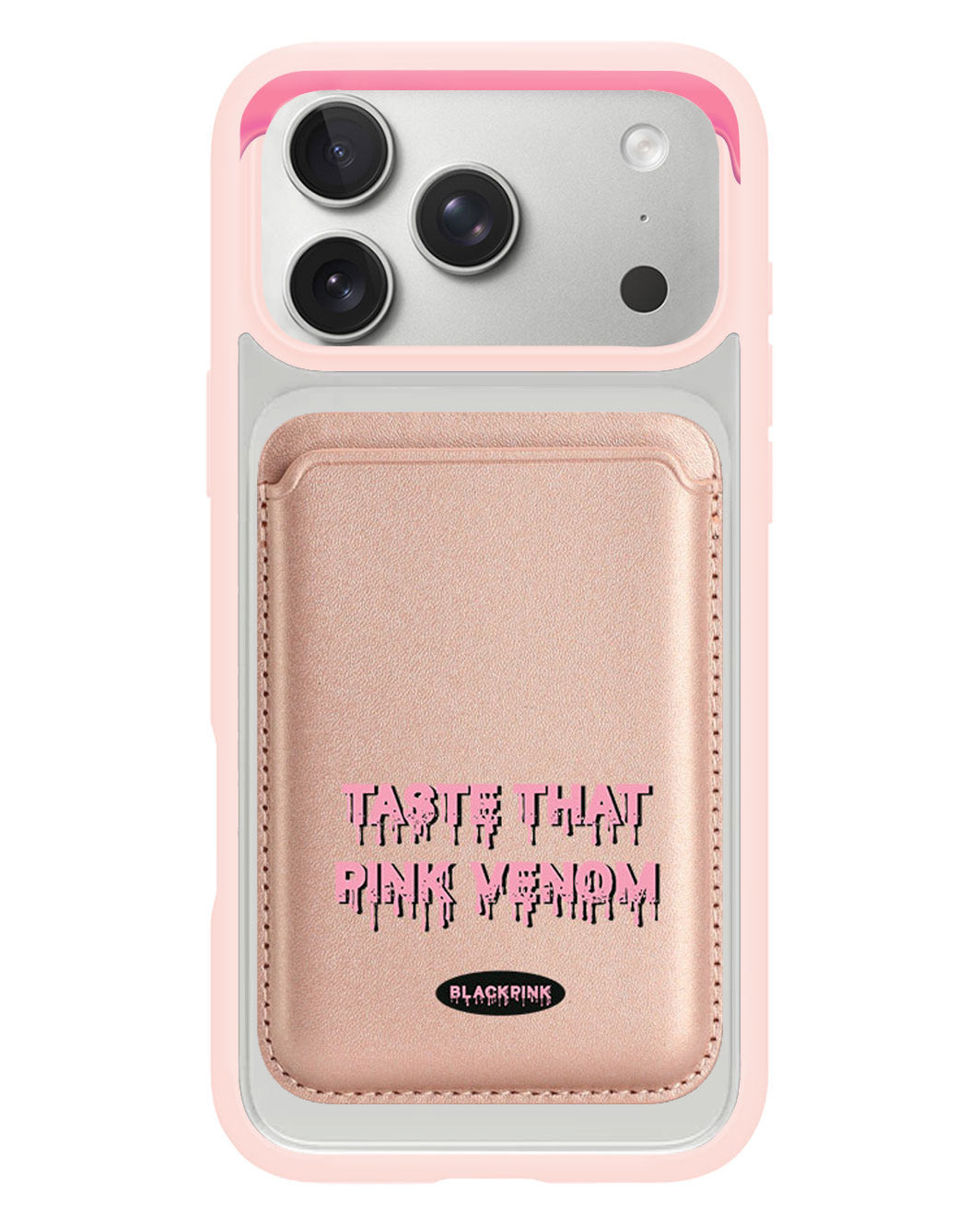 iPhone Magnetic Wallet Case - Pink Venom
