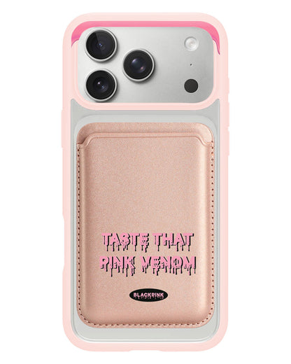 iPhone Magnetic Wallet Case - Pink Venom
