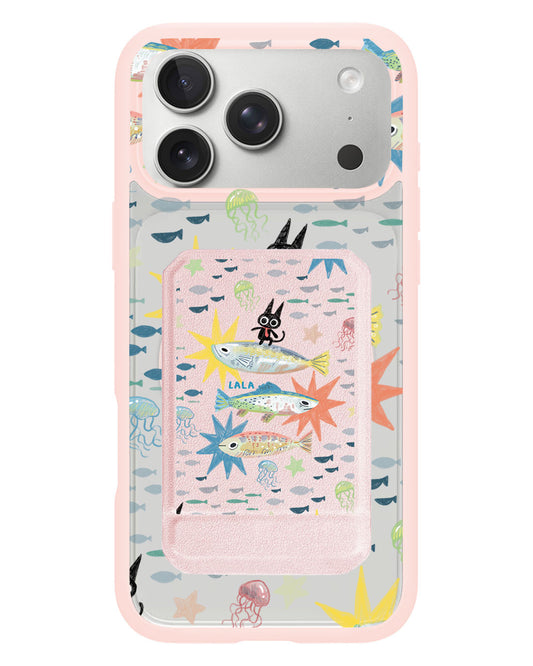 iPhone Magnetic Multifold Wallet - The Fish Surfer