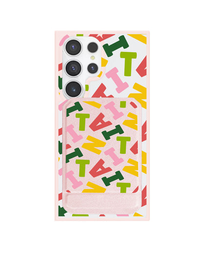 Android Magnetic Multifold Wallet - Scattered Monogram 3.0