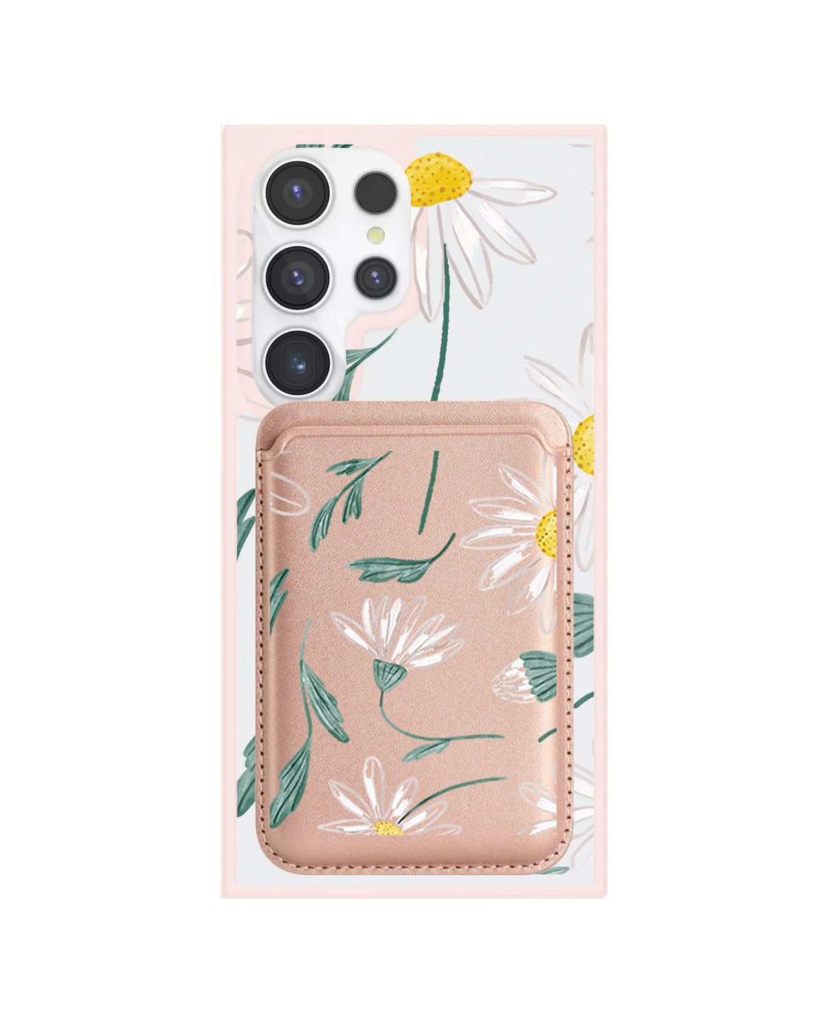 Android Magnetic Wallet Case - April Daisy