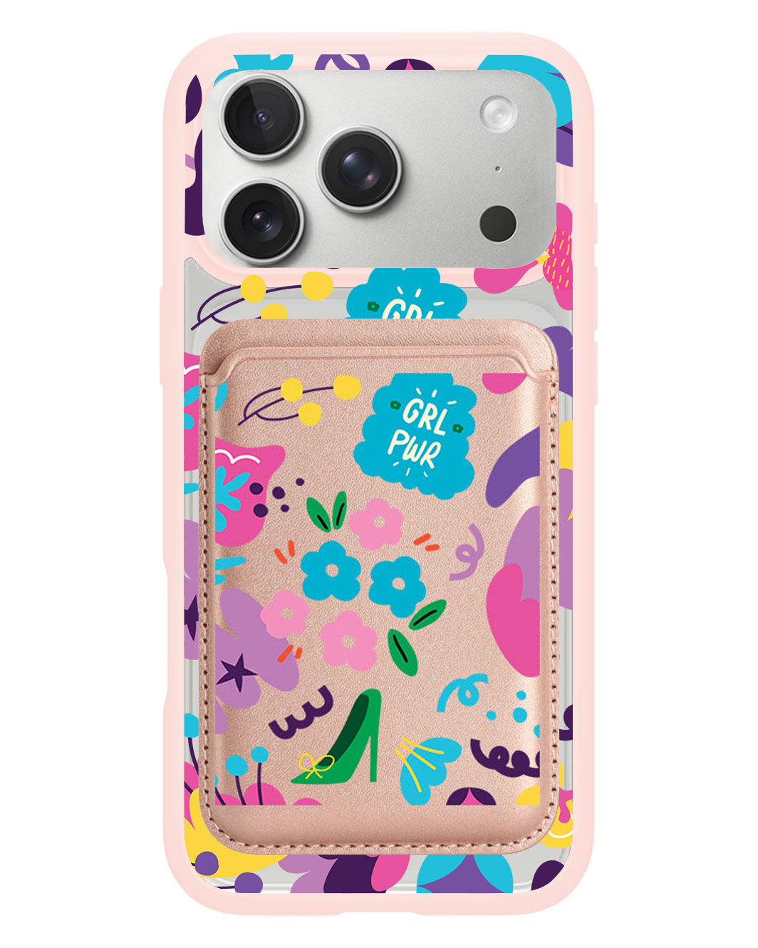 iPhone Magnetic Wallet Case - Girl Power 1.0