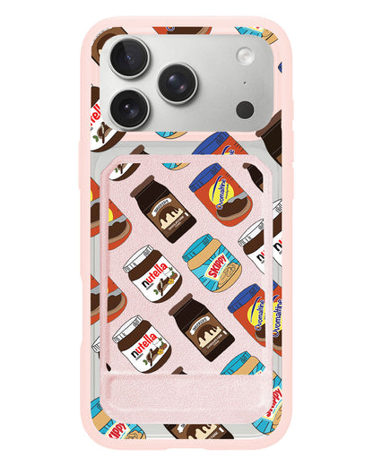 iPhone Magnetic Multifold Wallet - Choco Spread