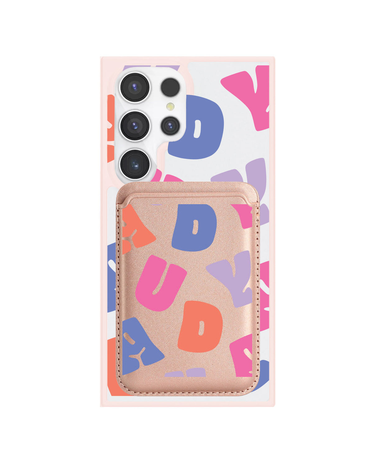 Android Magnetic Wallet Case - Chubby Monogram