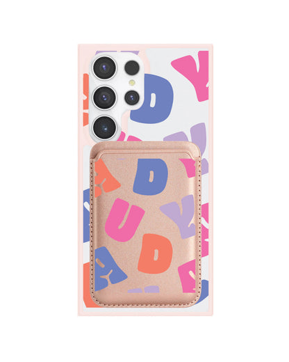 Android Magnetic Wallet Case - Chubby Monogram