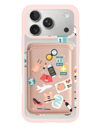 iPhone Magnetic Wallet Case - Stewardess