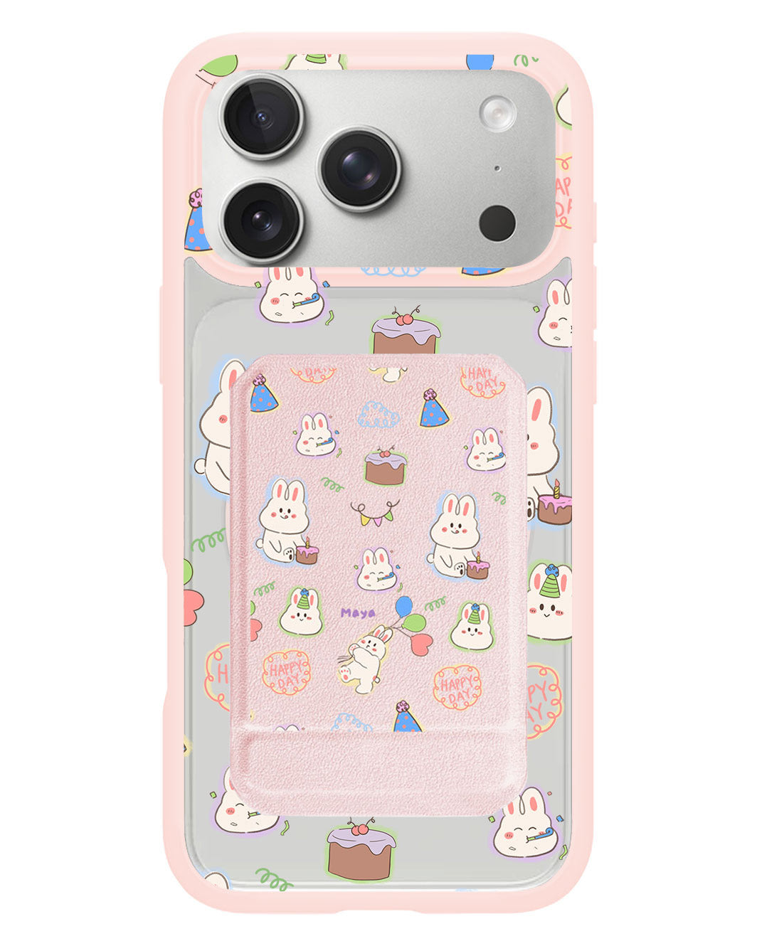 iPhone Magnetic Multifold Wallet - Fun Party