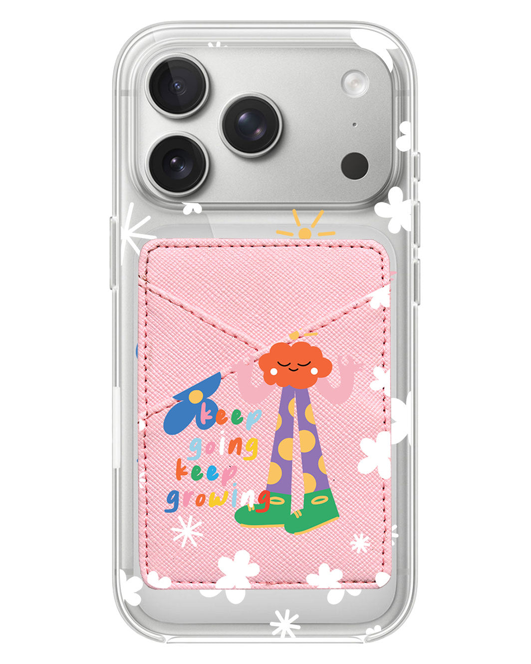 iPhone Phone Wallet Case - Keep Growing
