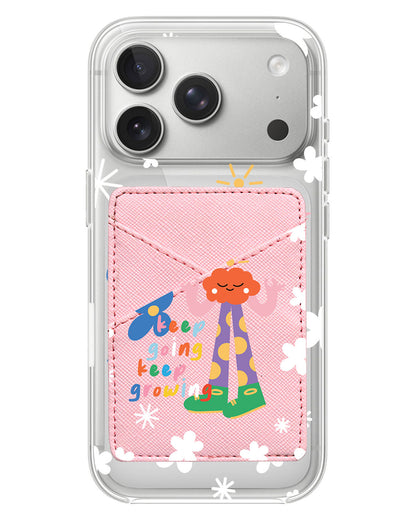 iPhone Phone Wallet Case - Keep Growing