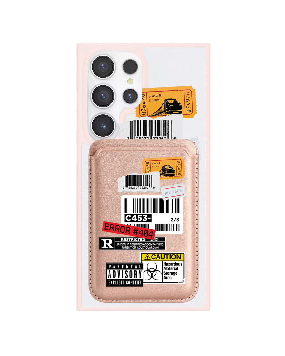 Android Magnetic Wallet Case - Label Sticker Pack