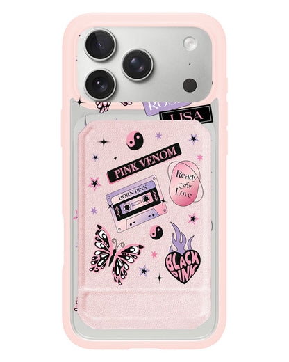 iPhone Magnetic Multifold Wallet - Blackpink Born Pink