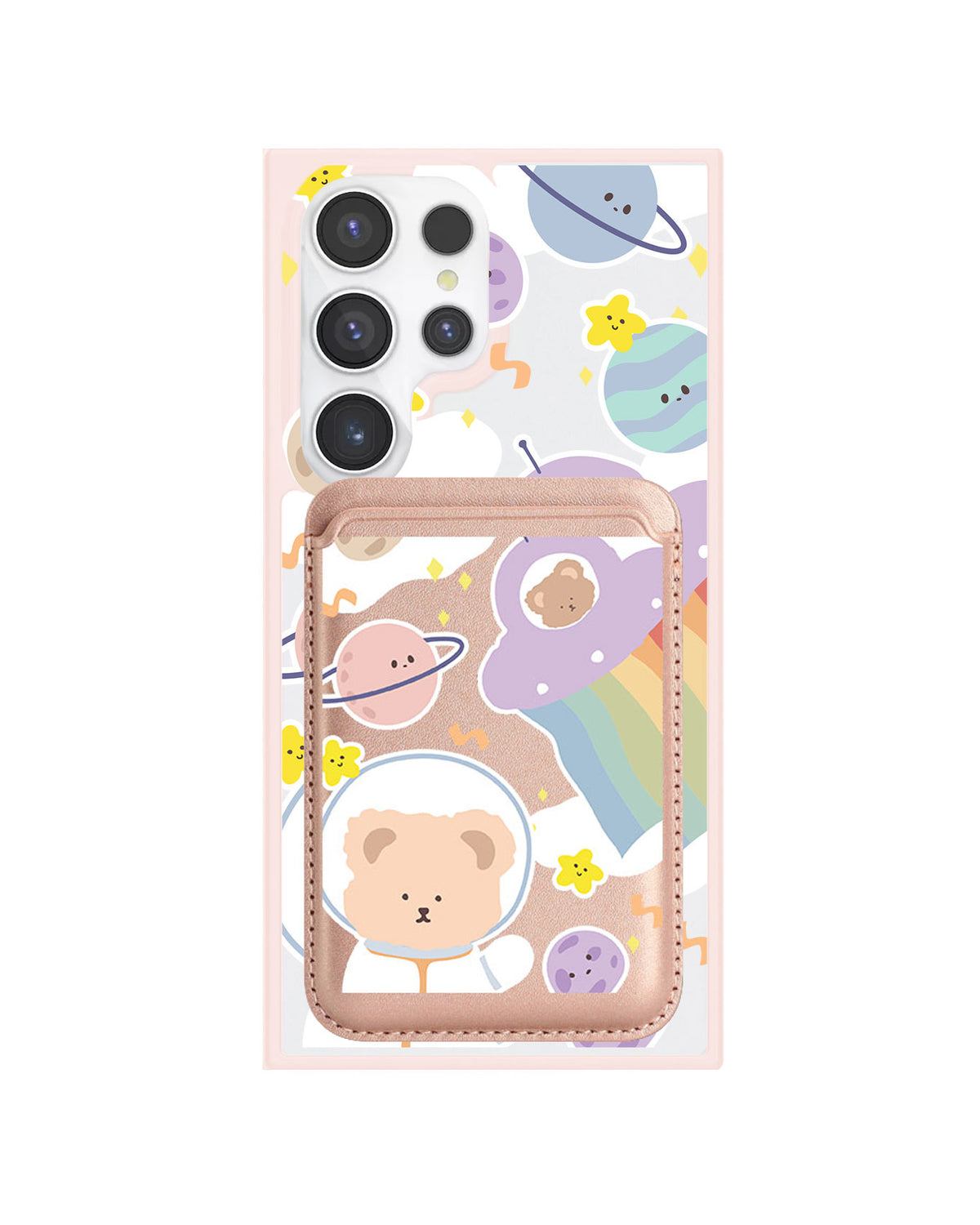 Android Magnetic Wallet Case - Astrobear