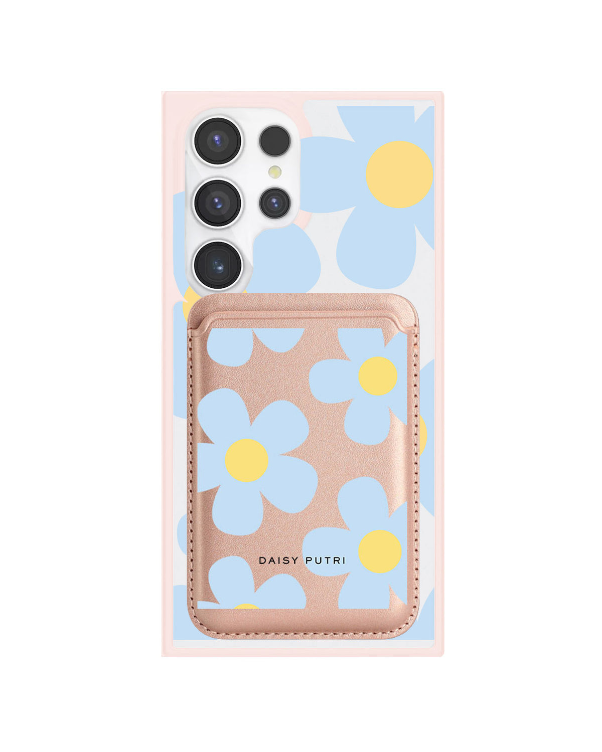 Android Magnetic Wallet Case - Daisy Garland
