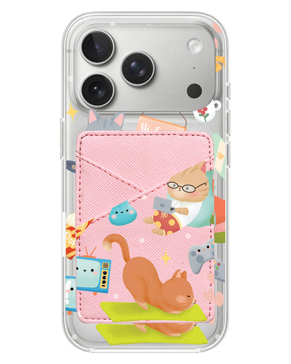 iPhone Phone Wallet Case - Stay Home